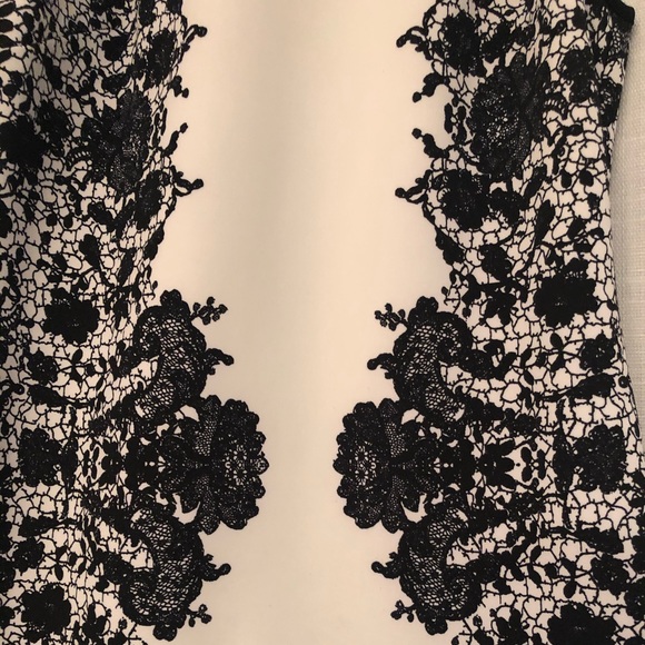 Black & White Mini Dress - Picture 3 of 5